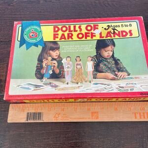 Vintage Platt & Munk Paper Dolls of Far Off Lands Vtg 1969 Made in USA Toy READ